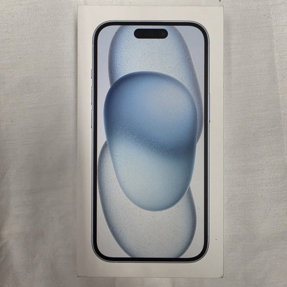 Apple A2846 iPhone 15 Blue 128GB Empty Box ONLY